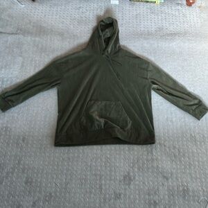 Green hoodie